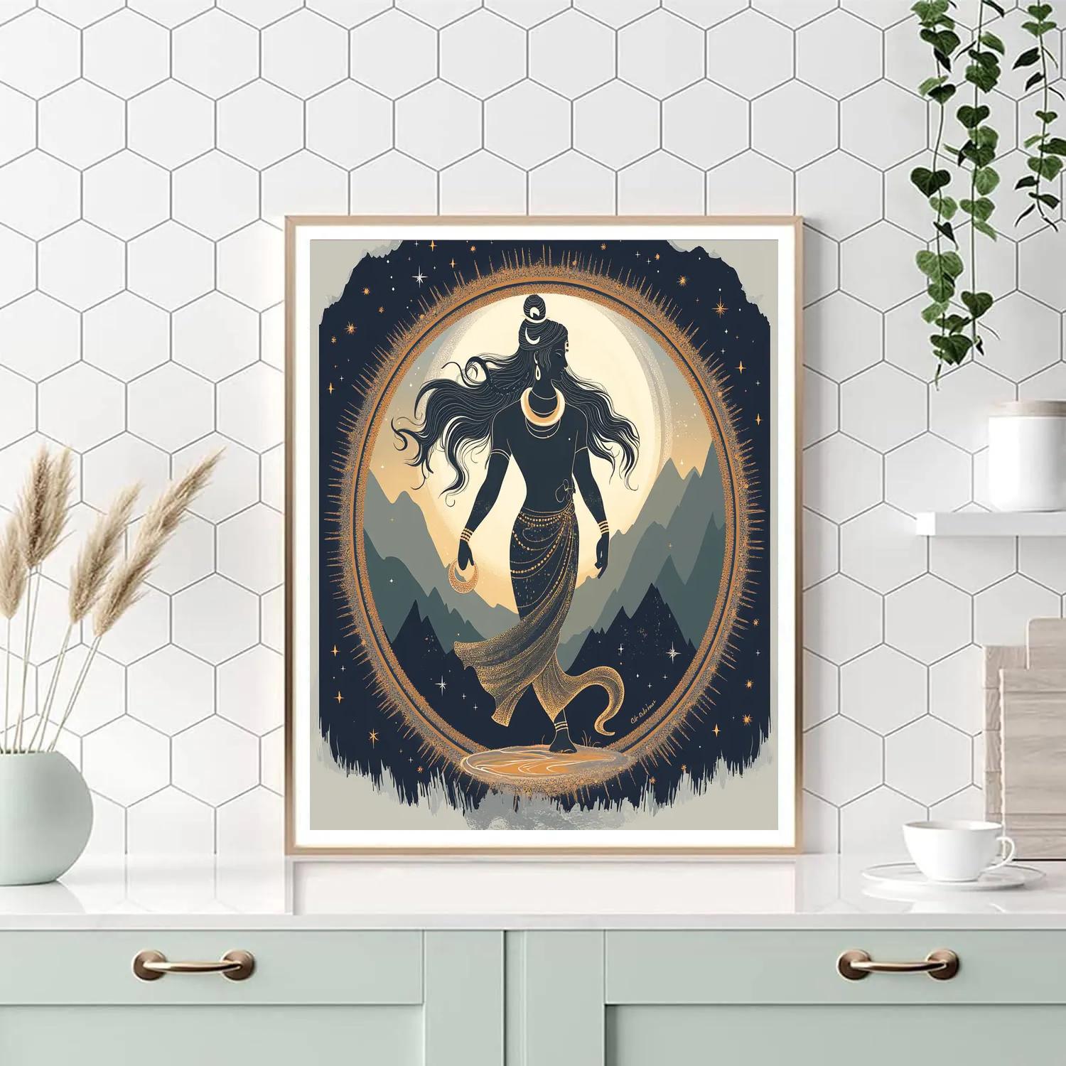 Shiva Starlight Drum Resonance paint by numbers
