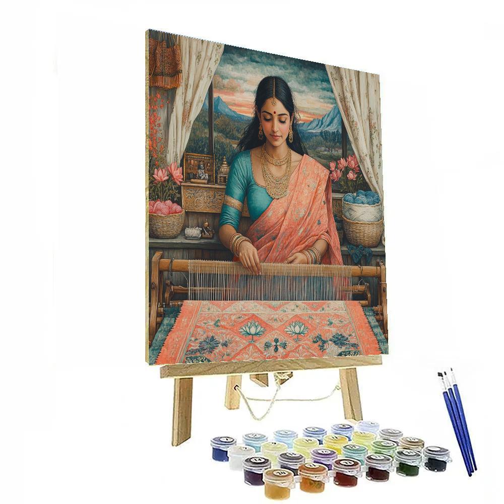 Parvati Weaver Of Sacred Threads Paint by numbers kits