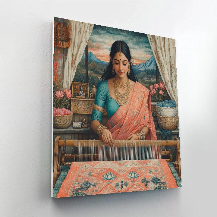 Parvati Weaver Of Sacred Threads Paint by numbers kits