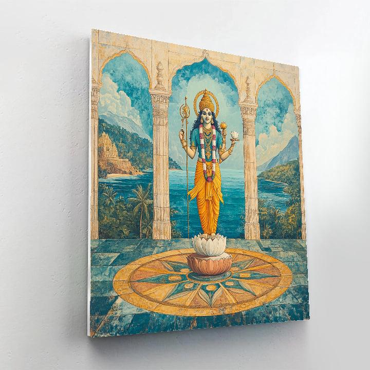 Vishnu In The Palace Of Four Directions DIY paint by numbers