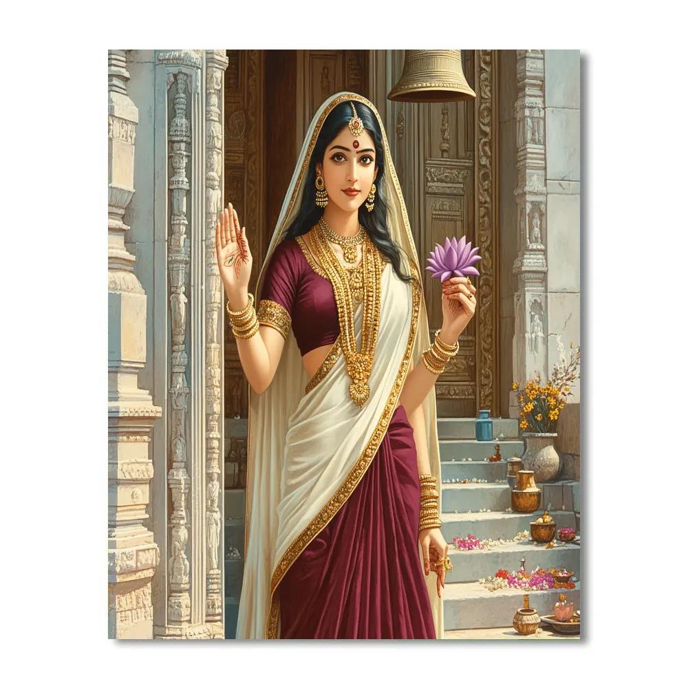 Parvati Guardian At The Threshold painting number kit