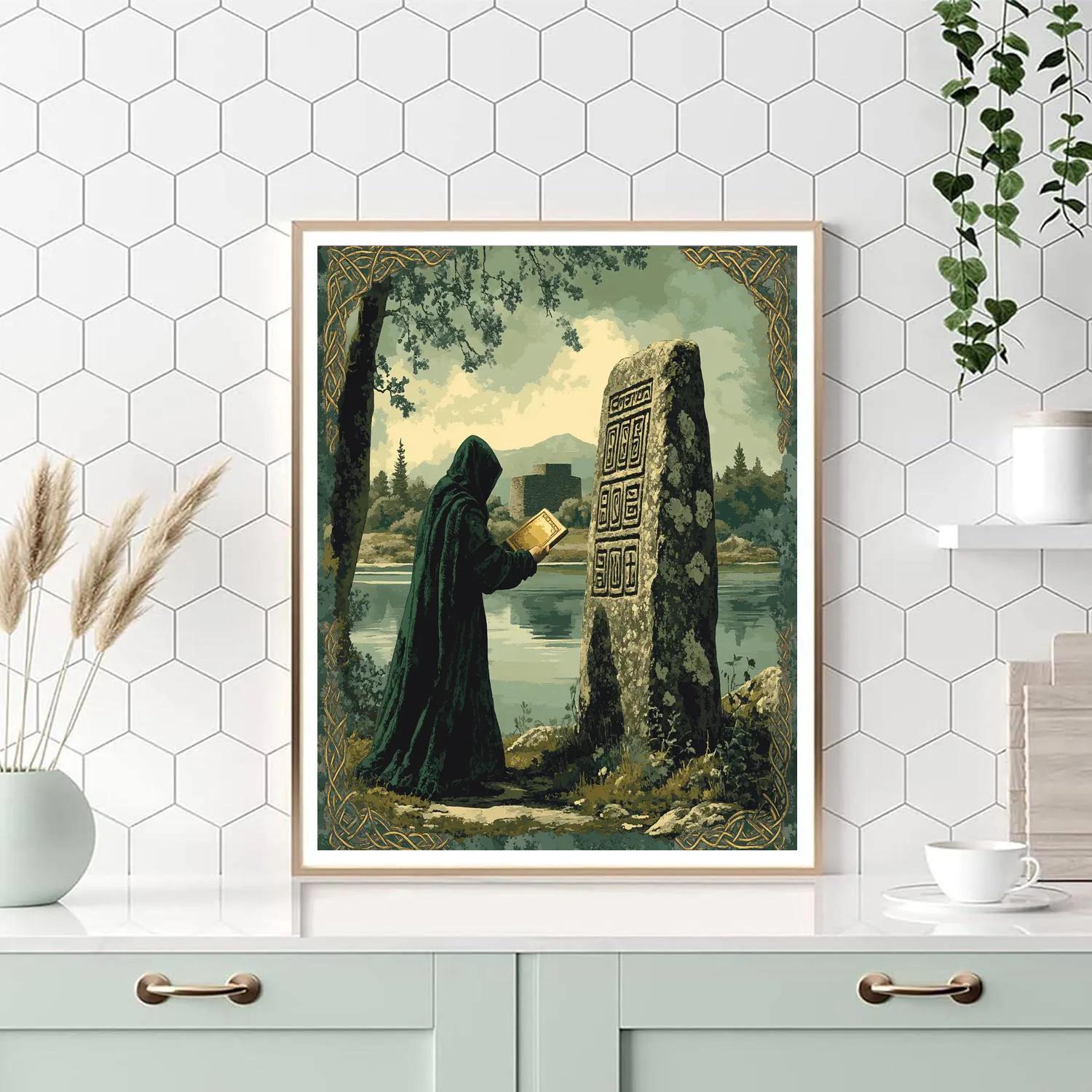 Loughside Ogham Chronicle Celtic painting number kit