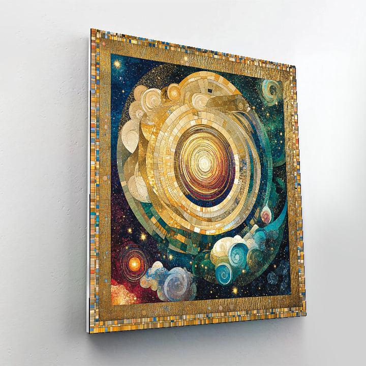 Gustav Klimt Inspired Aurelia Nebula Tapestry Paint by numbers kits