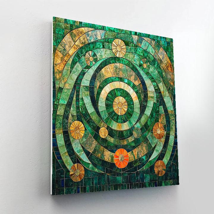 Gustav Klimt Inspired Symphony Of Seasons Patternfield paint by number