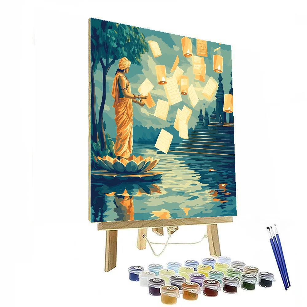 Brahma Riverside Manuscript Festival paint by number