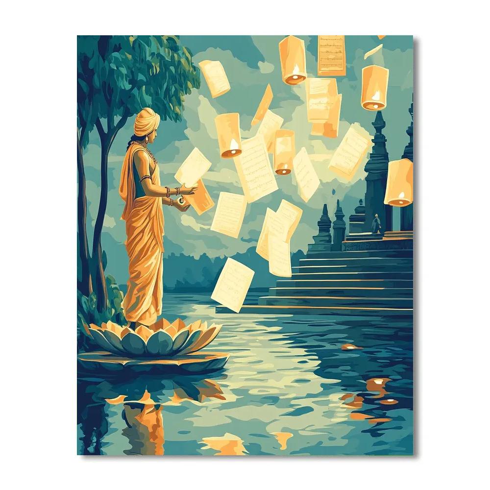 Brahma Riverside Manuscript Festival paint by number