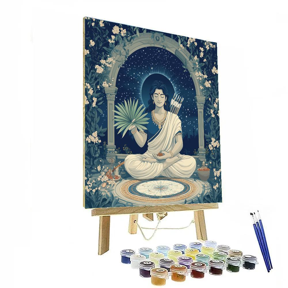 Rama Hyphen Crafted Star Map Blessing DIY paint by numbers