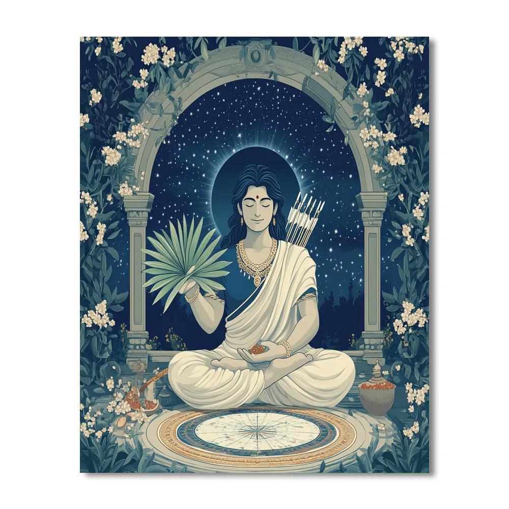 Rama Hyphen Crafted Star Map Blessing DIY paint by numbers