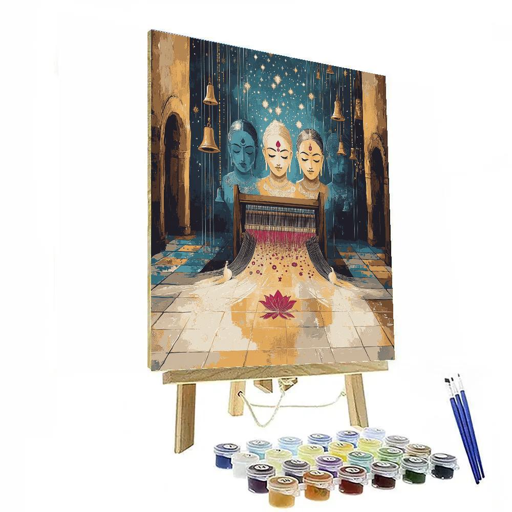Brahma Constellation Weaving Ceremony Paint by numbers art