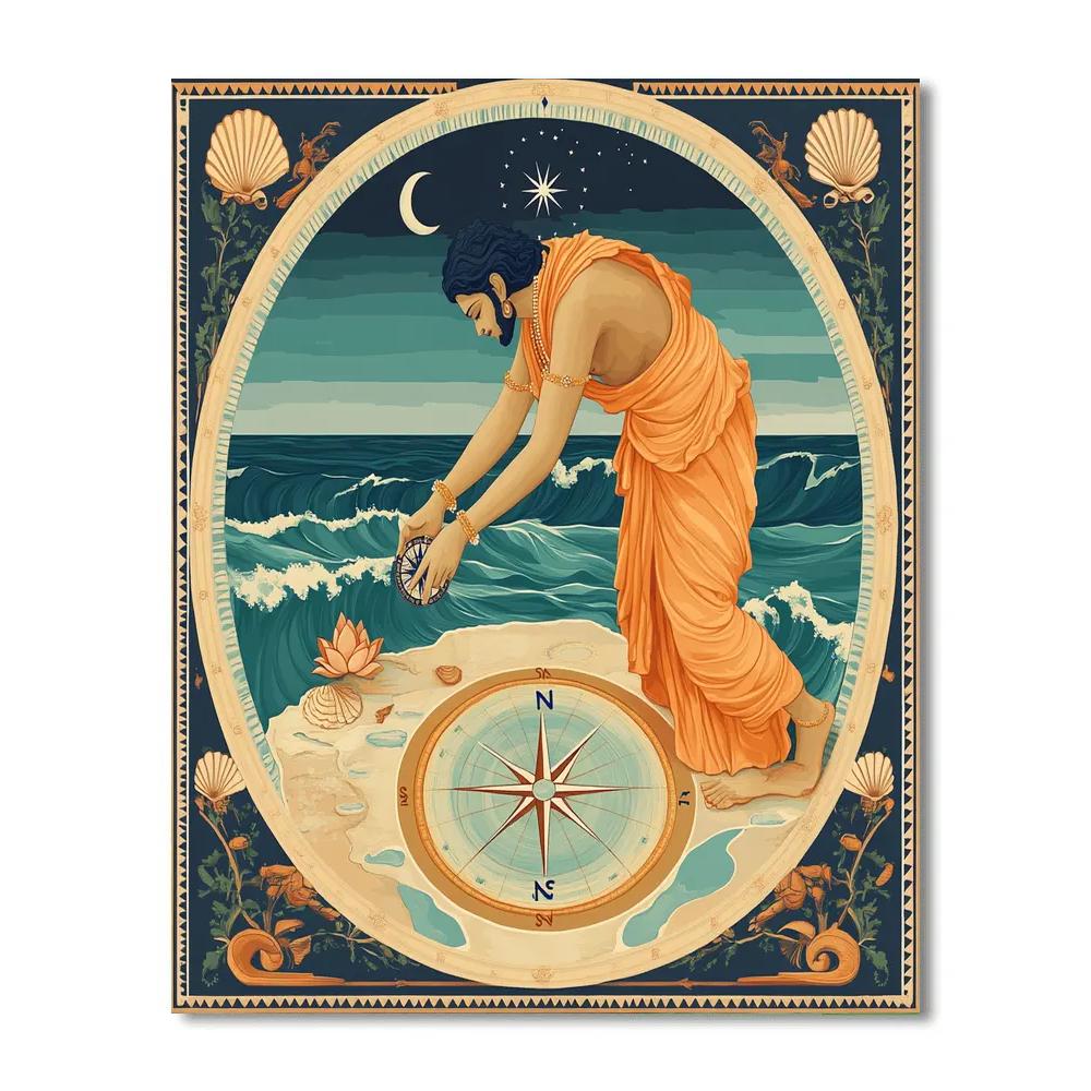 Brahma Ocean Of Creation Mapmaker paint by color