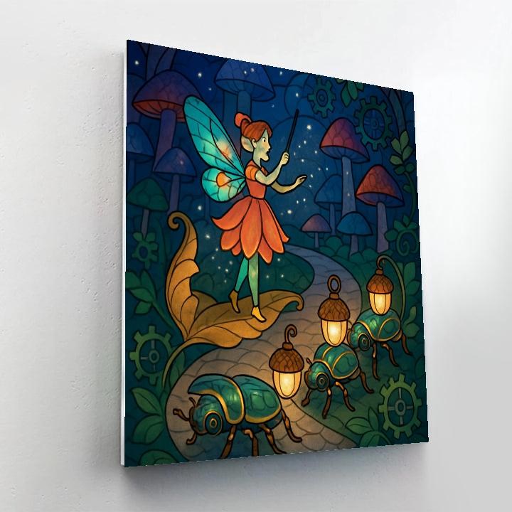 Clockwork Canopy Fairy Parade Numbered painting kits