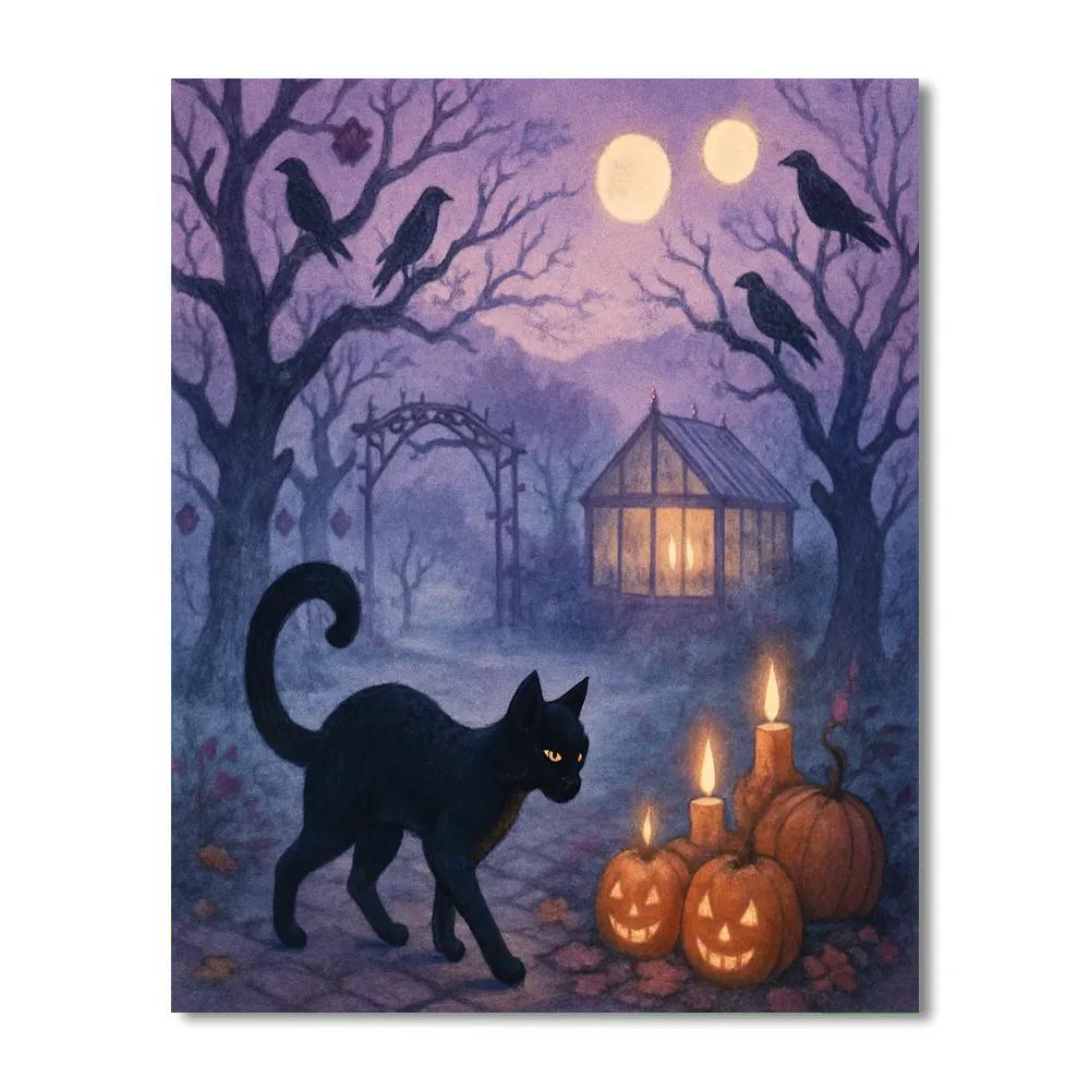 The Frosted Orchard Of Whispering Moons Paint by numbers kits