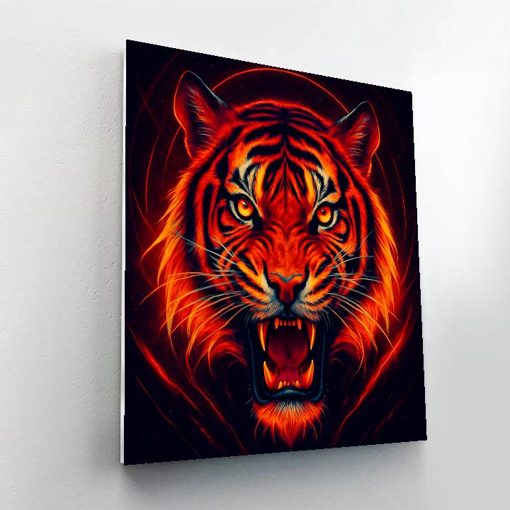 Solar Flare Tiger Crown paint by color