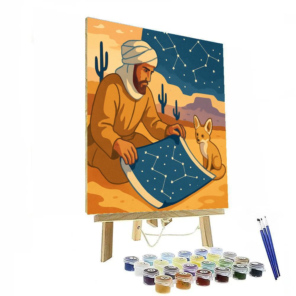 Nomad Star Chart Desert Paint by numbers kits