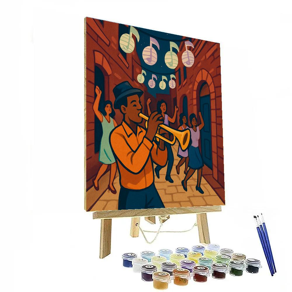 Jazz Lantern Street Parade Paint by numbers kits