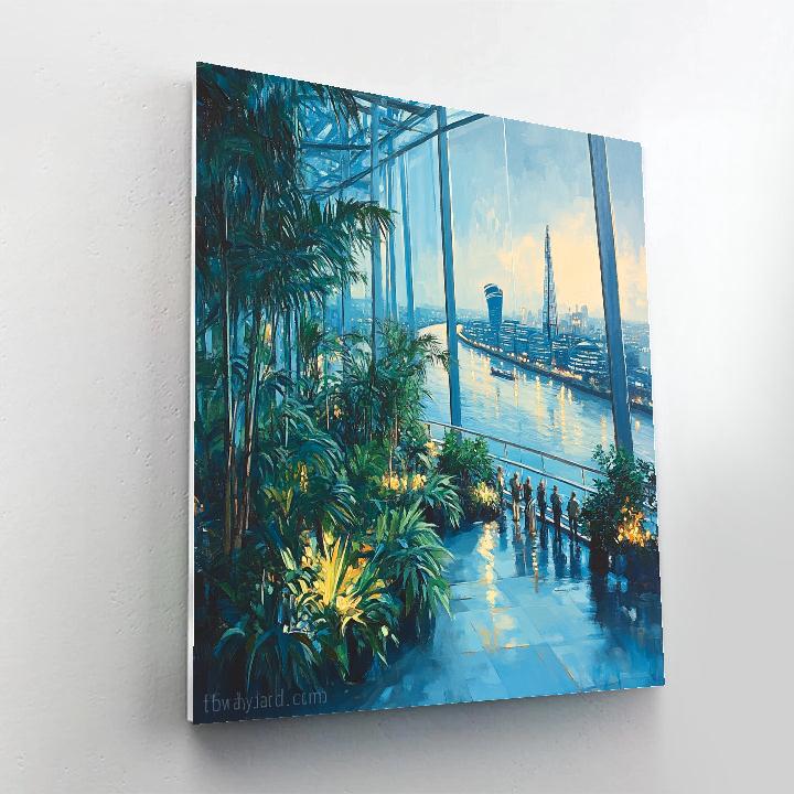 Sky Garden Walkway London United Kingdom Numbered painting kits
