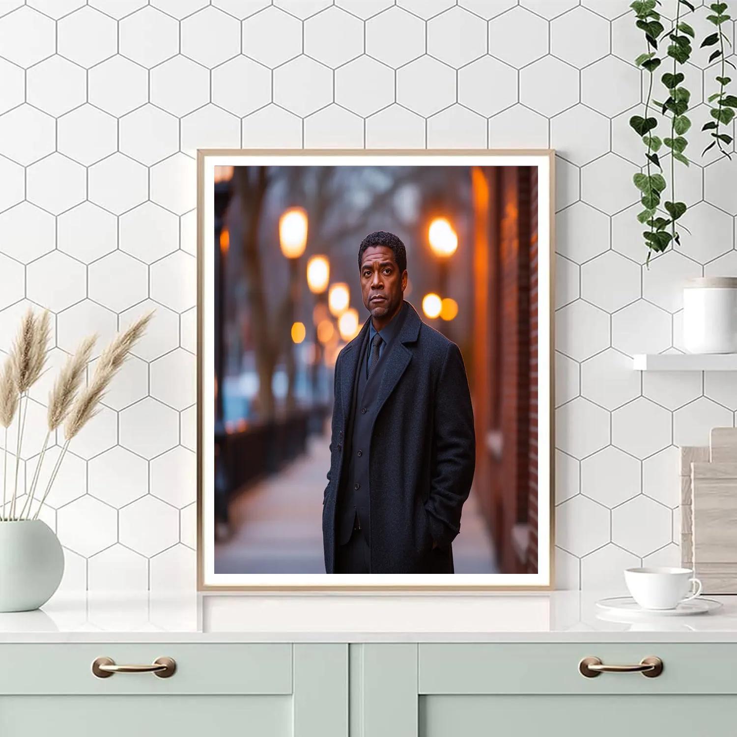 Denzel Washington: Quiet Thunder In A City Of Spotlight Shadows painting number kit