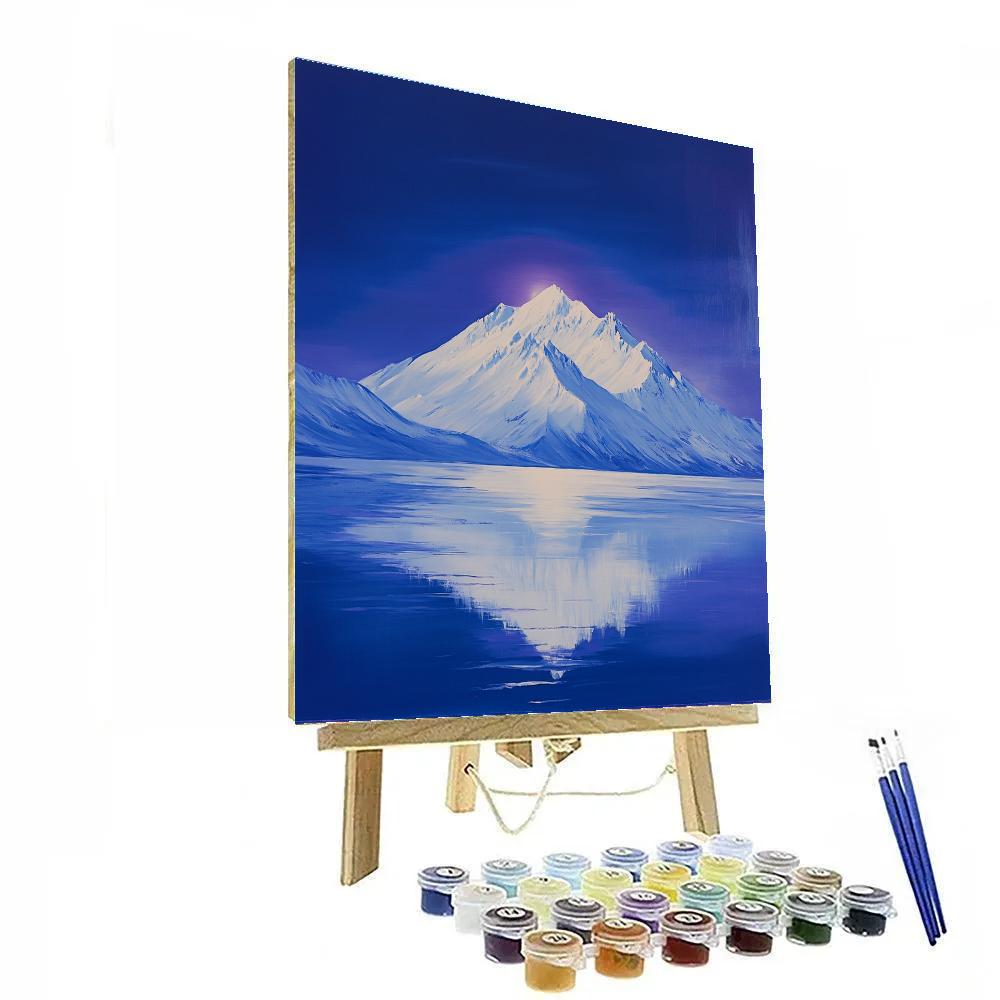 Lawren Harris Inspired Celestial Ridge Above A Frozen Tarn Numbered painting kits
