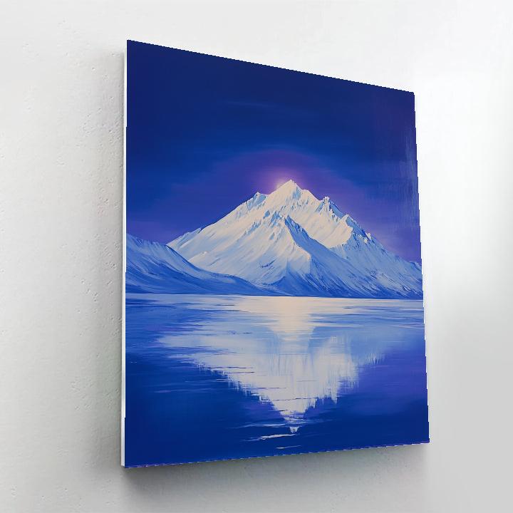 Lawren Harris Inspired Celestial Ridge Above A Frozen Tarn Numbered painting kits