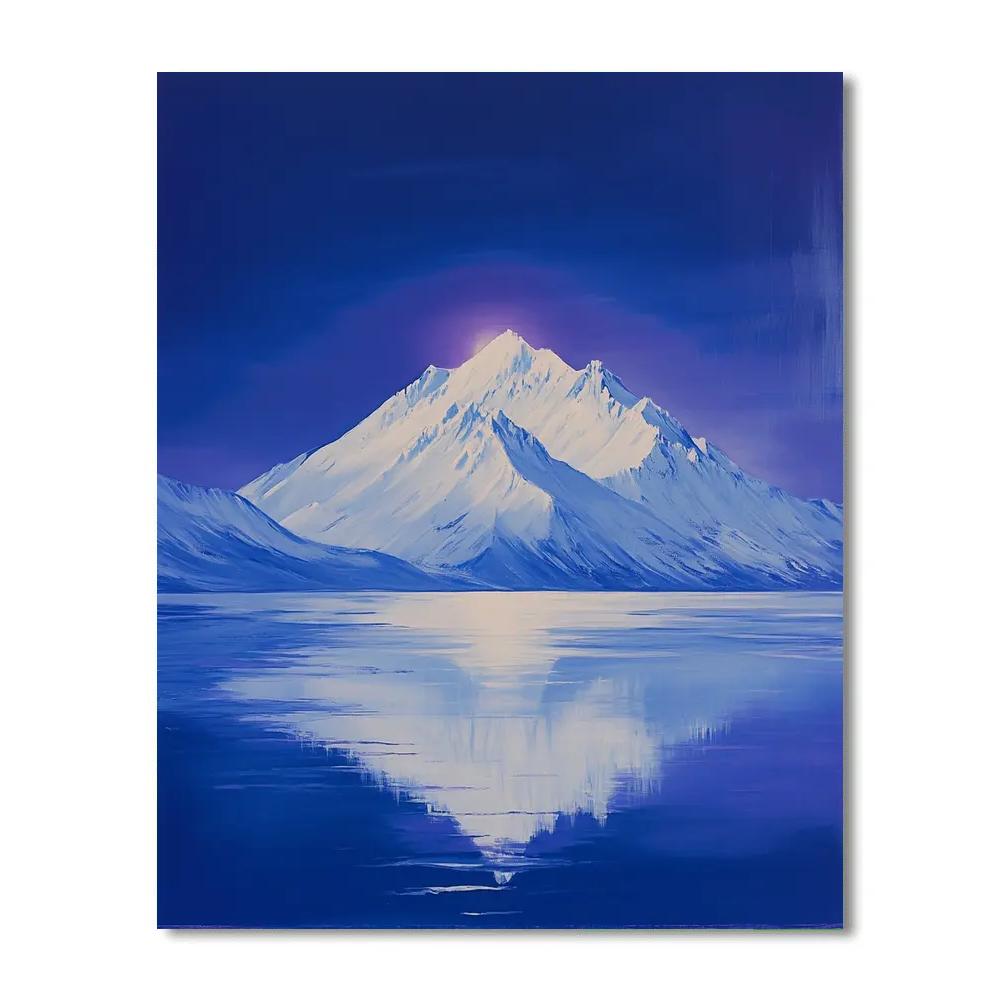 Lawren Harris Inspired Celestial Ridge Above A Frozen Tarn Numbered painting kits