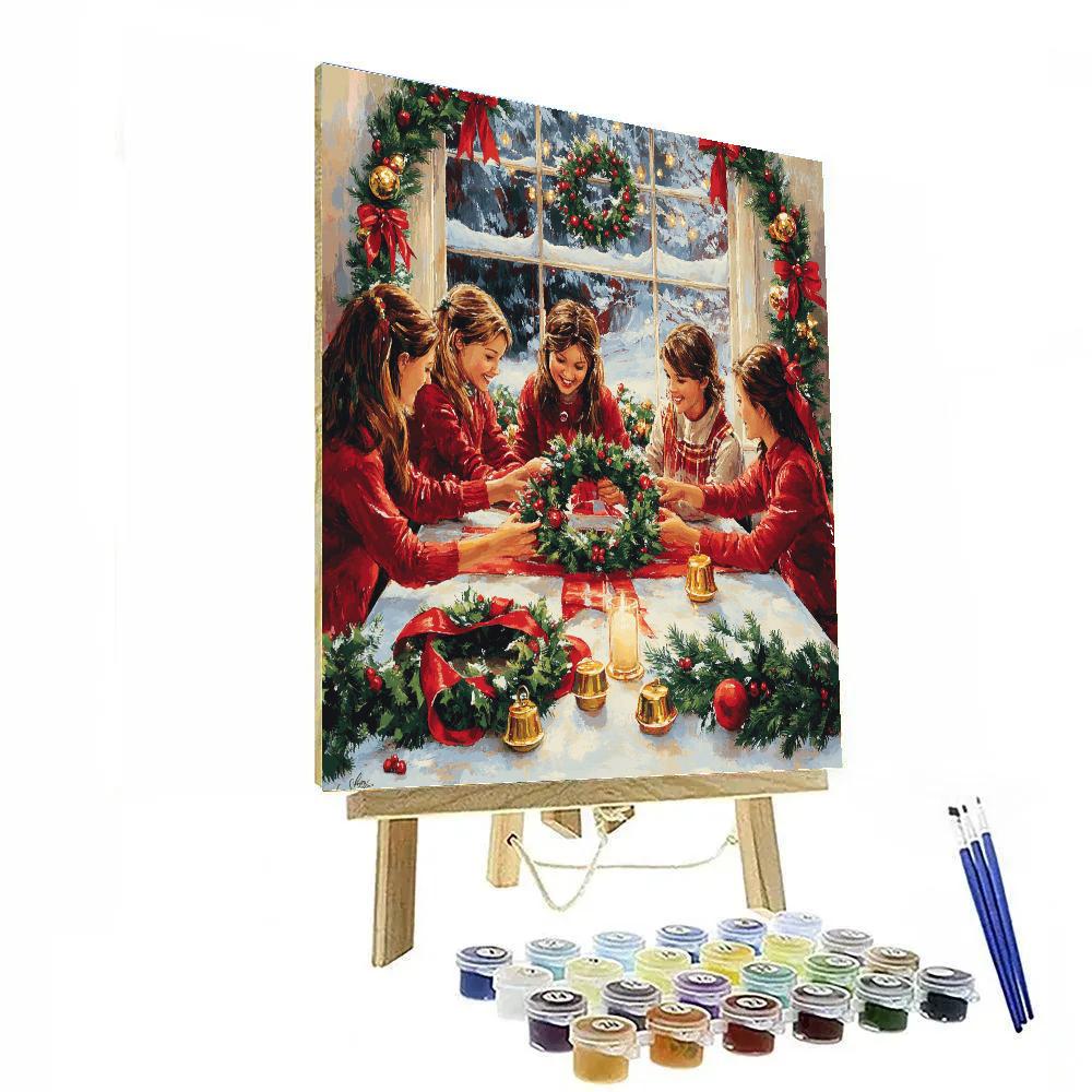 Wreathmakers By Windowlight paint by color