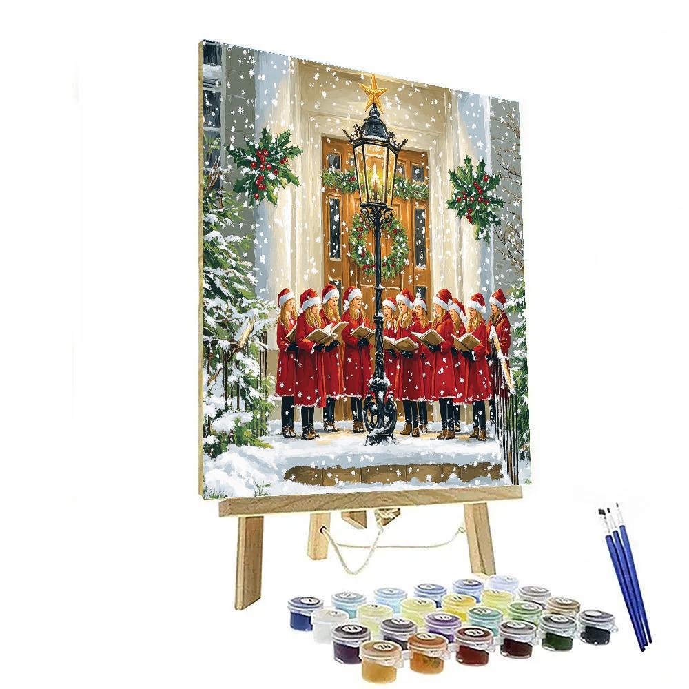 Choir Under The Lantern Star Paint by numbers art