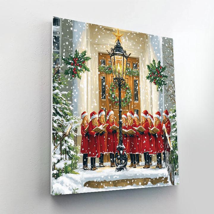 Choir Under The Lantern Star Paint by numbers art