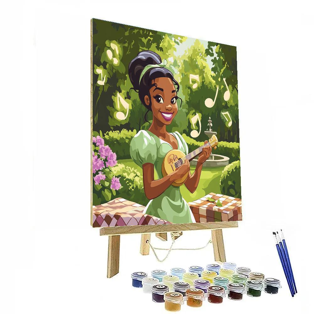 Tiana Garden Jazz Picnic Disney Inspired Numbered painting kits