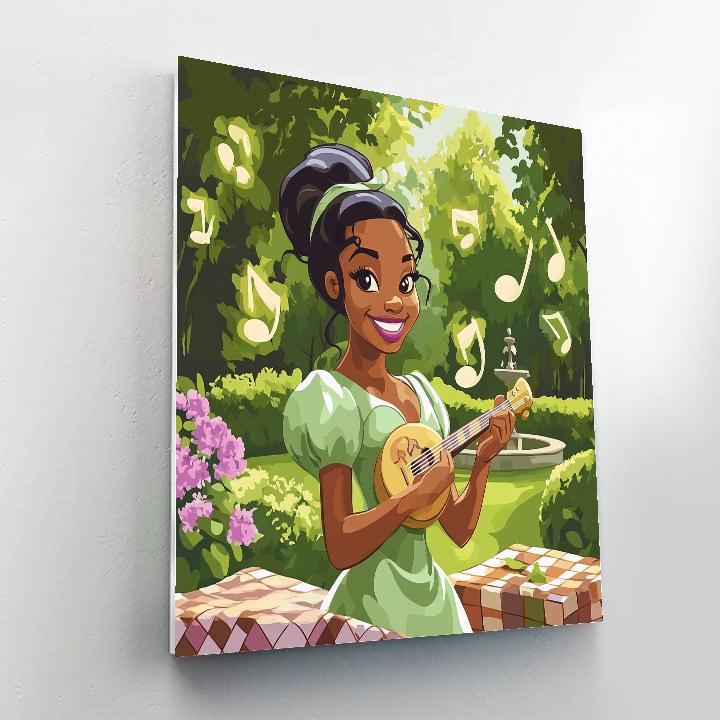 Tiana Garden Jazz Picnic Disney Inspired Numbered painting kits