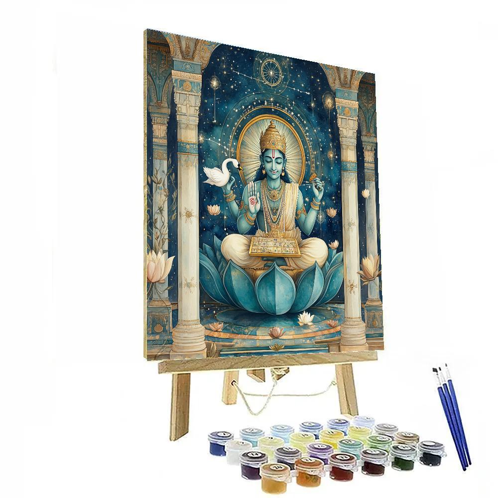 Brahma Lotus Observatory paint by number
