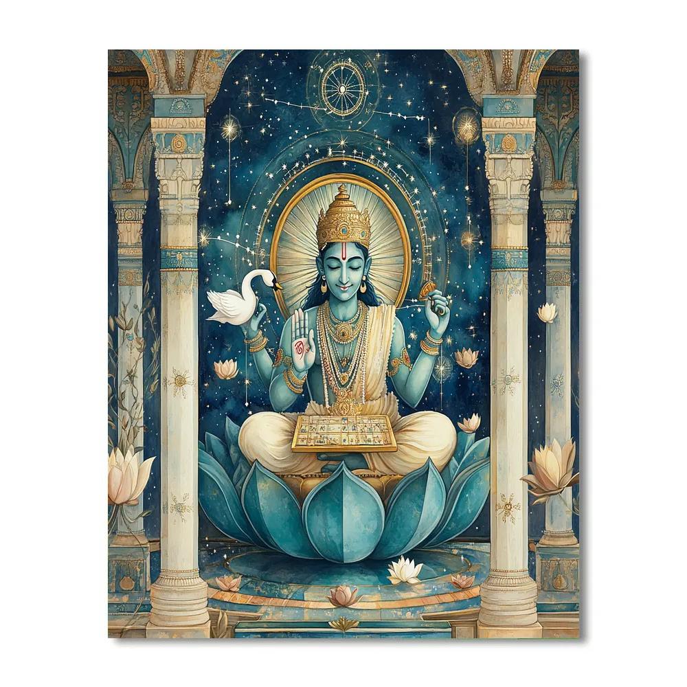 Brahma Lotus Observatory paint by number