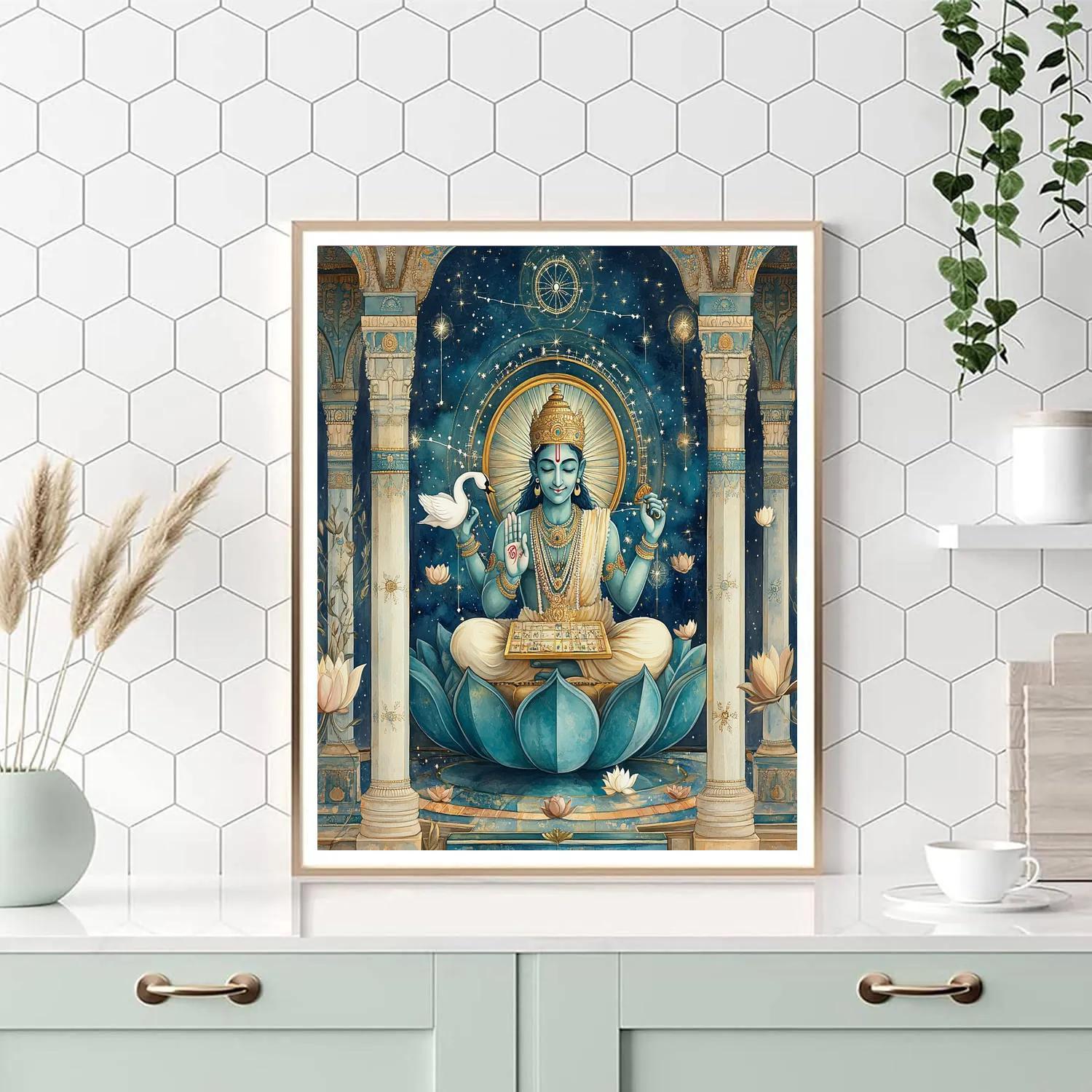 Brahma Lotus Observatory paint by number