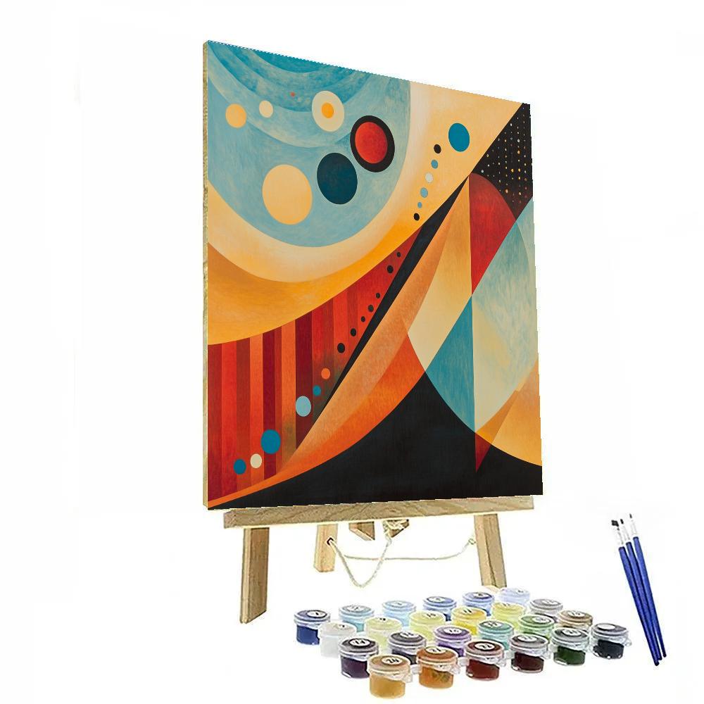Wassily Kandinsky Inspired Abstract Weather Symphony Numbered painting kits
