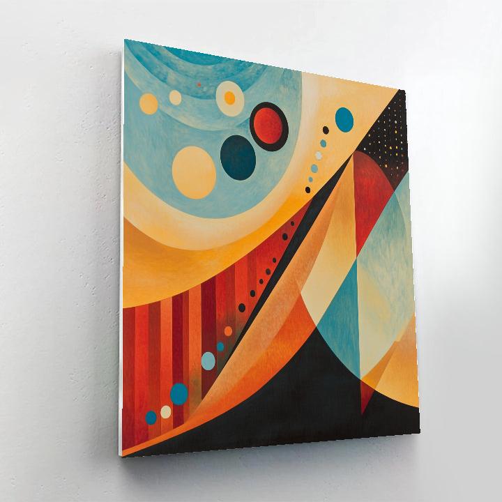 Wassily Kandinsky Inspired Abstract Weather Symphony Numbered painting kits