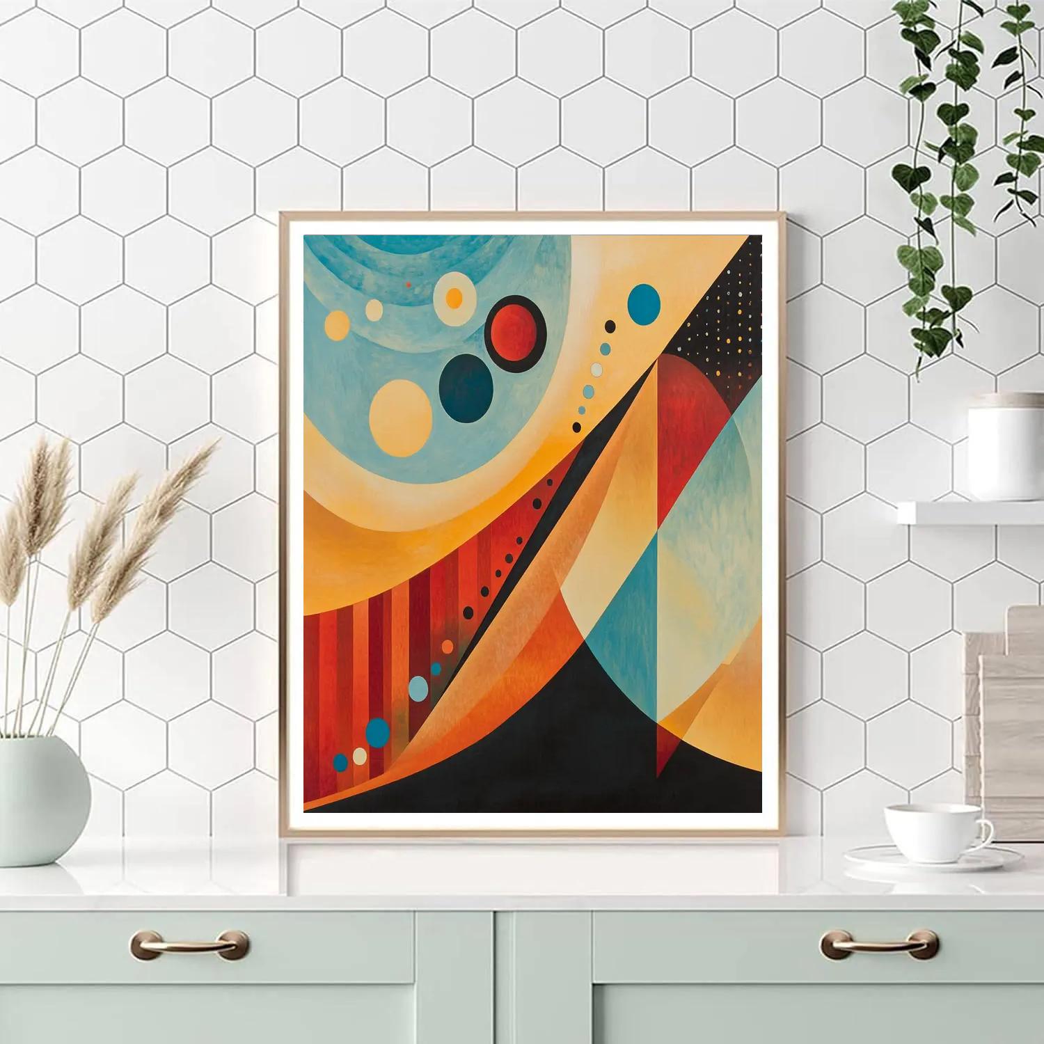 Wassily Kandinsky Inspired Abstract Weather Symphony Numbered painting kits