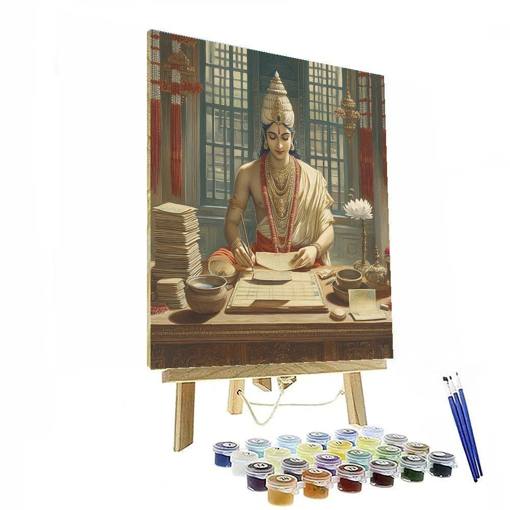 Brahma Crafted Manuscript Studio paint by numbers