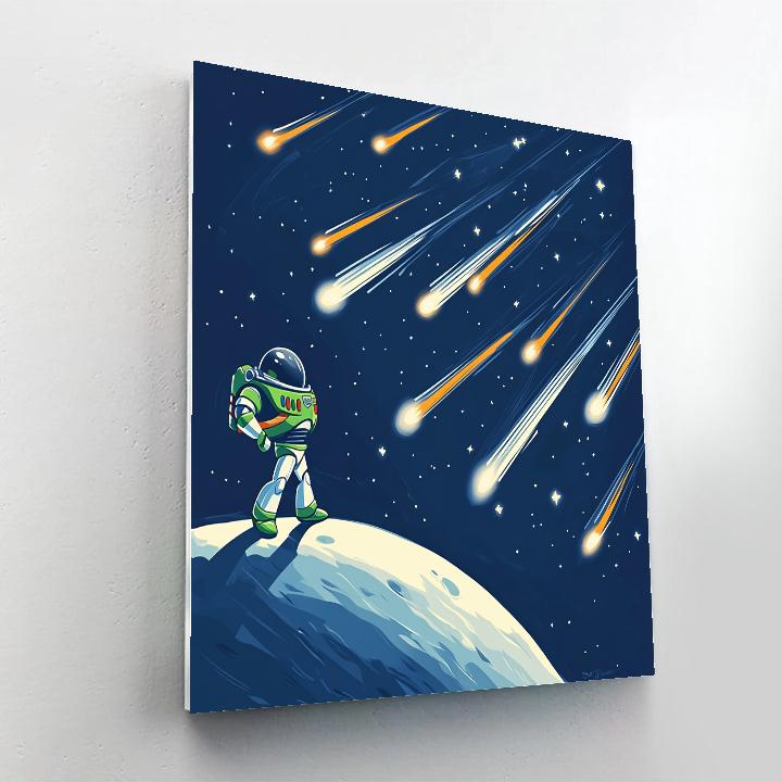 Buzz Lightyear Meteor Shower Patrol Disney Inspired Paint by numbers kits