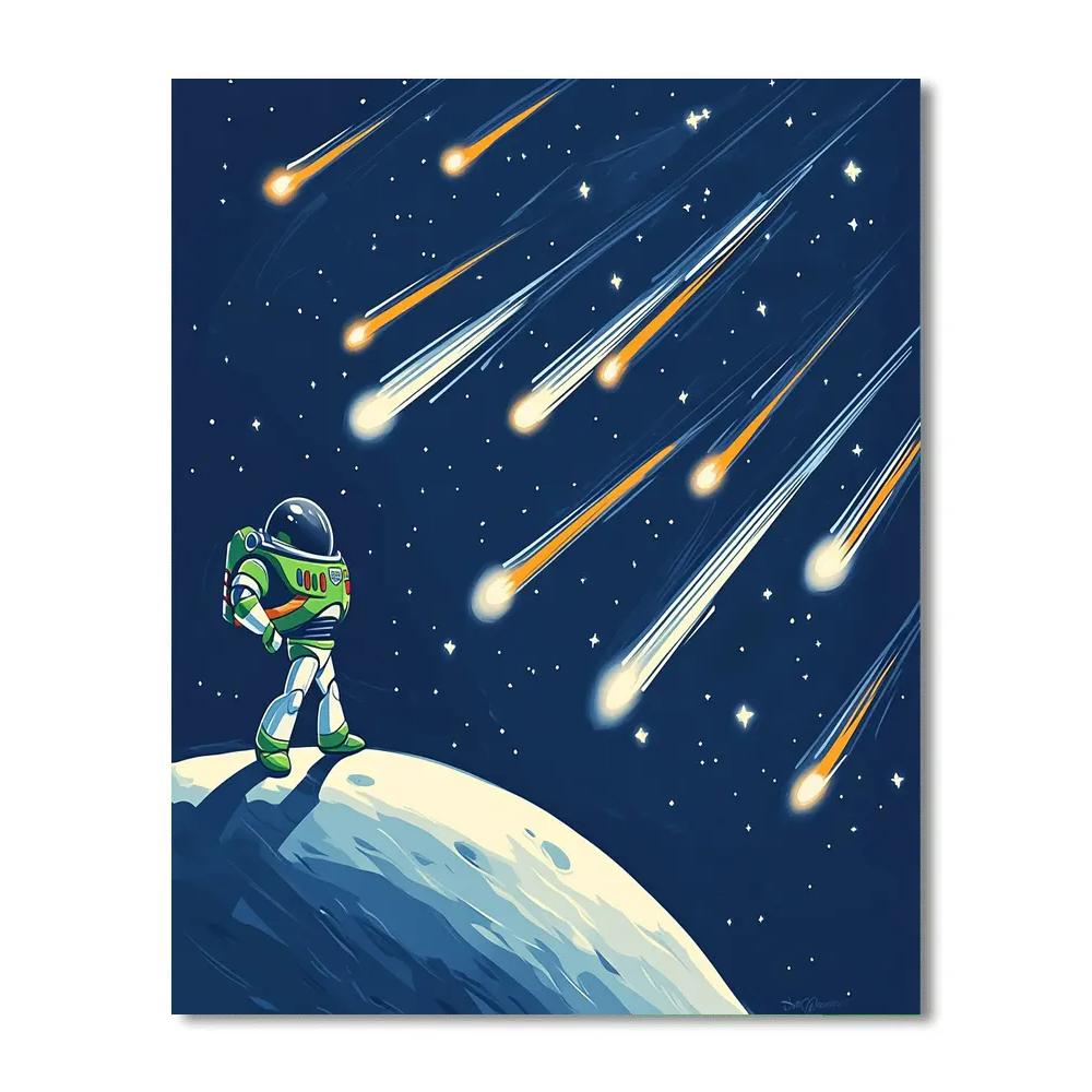 Buzz Lightyear Meteor Shower Patrol Disney Inspired Paint by numbers kits