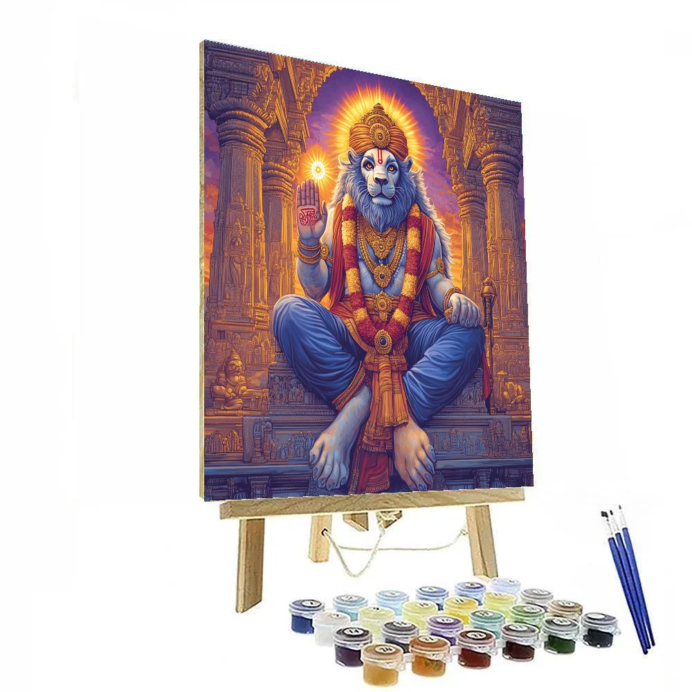 Narasimha Protecting The Threshold Paint by numbers art