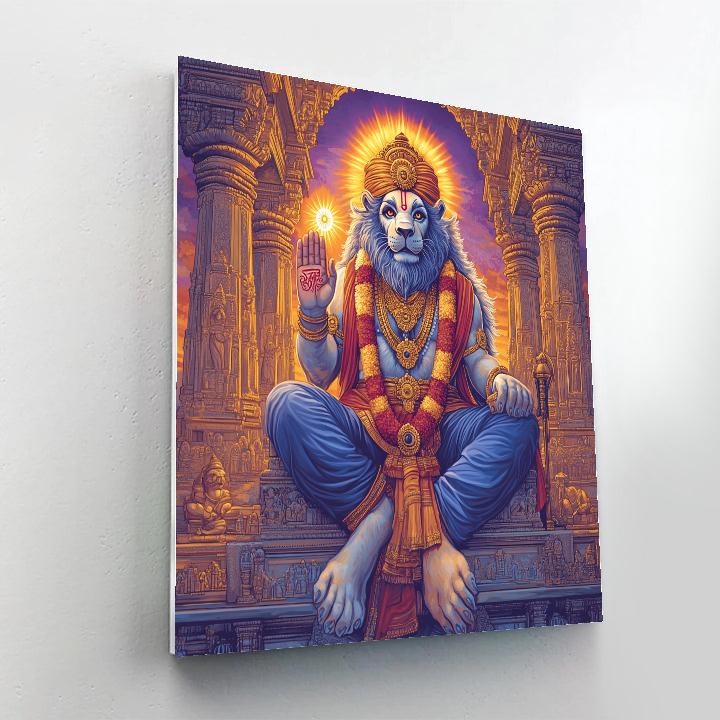 Narasimha Protecting The Threshold Paint by numbers art