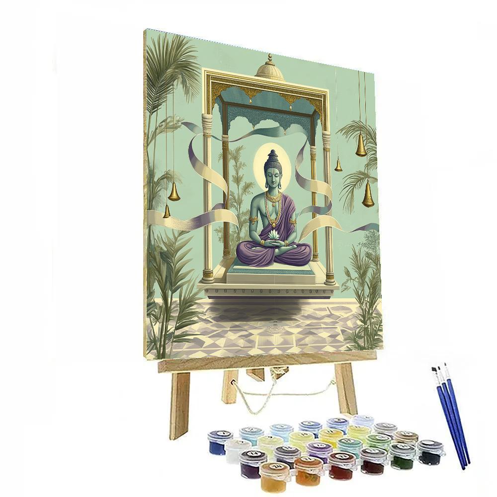 Brahma In The Four Winds Pavilion painting number kit