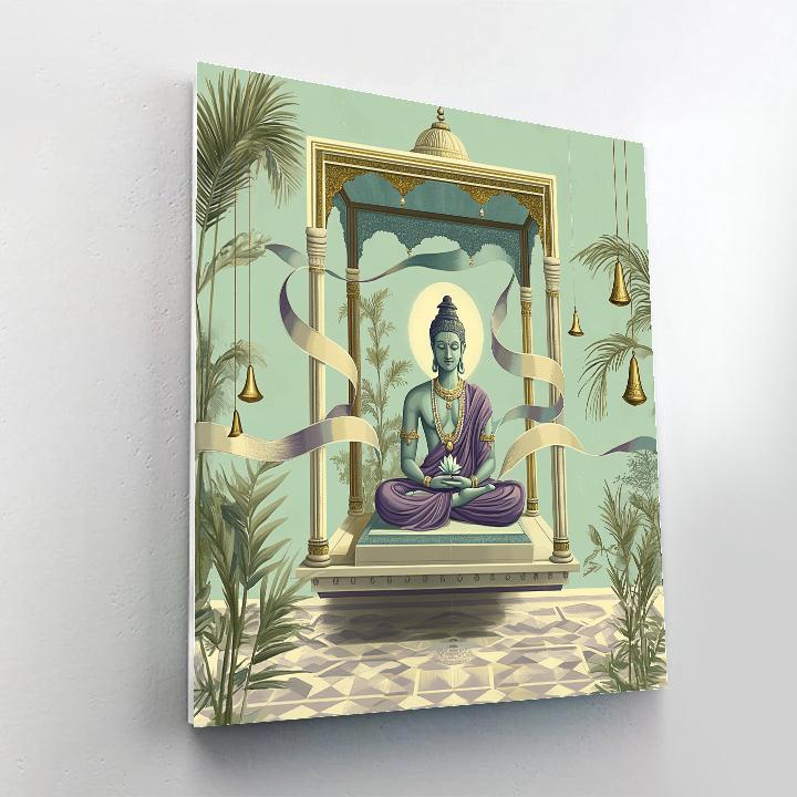Brahma In The Four Winds Pavilion painting number kit