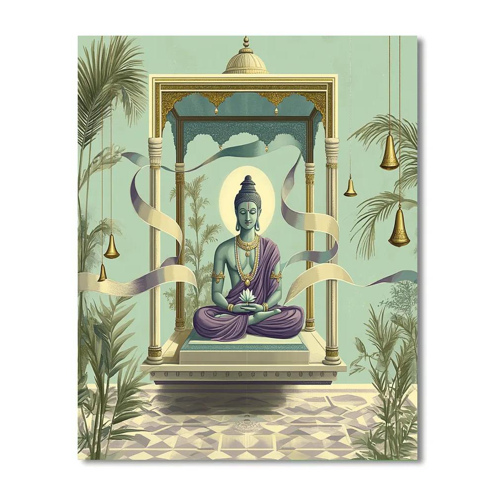 Brahma In The Four Winds Pavilion painting number kit
