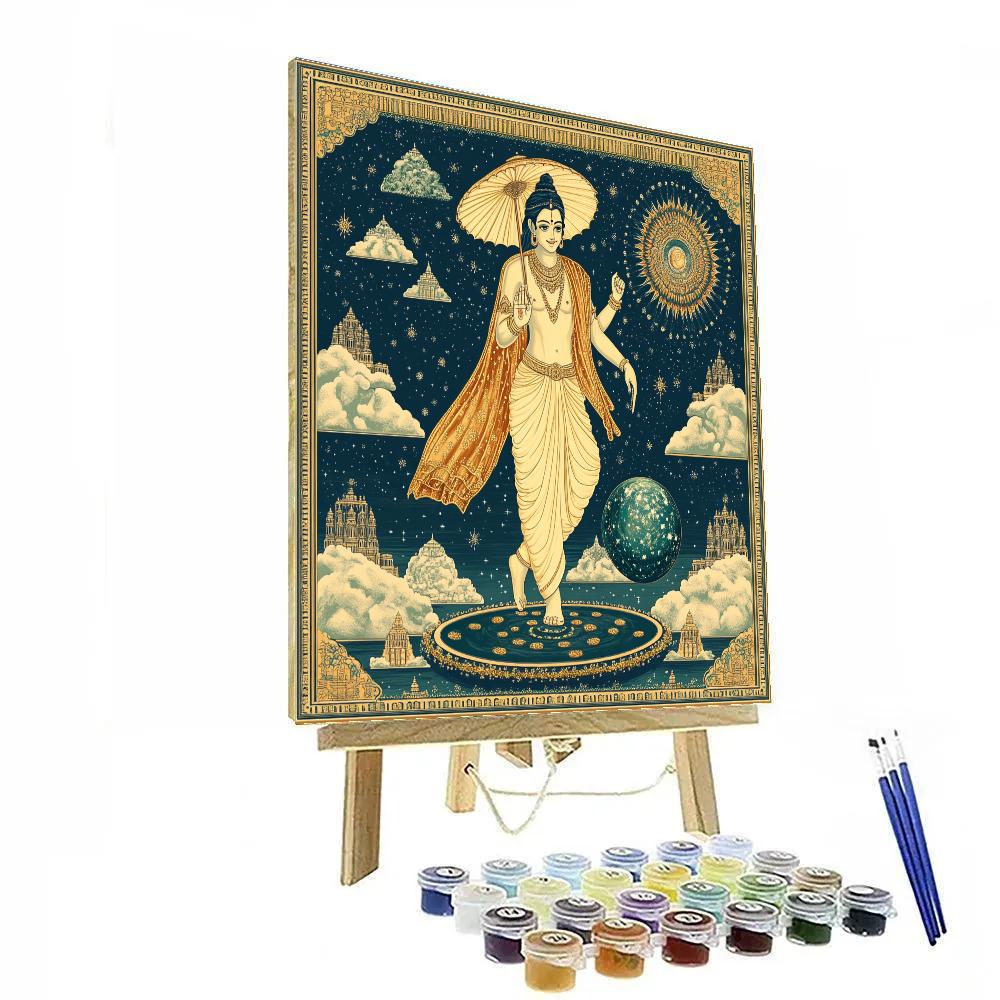 Vamana Measuring The Three Worlds Paint by numbers kits