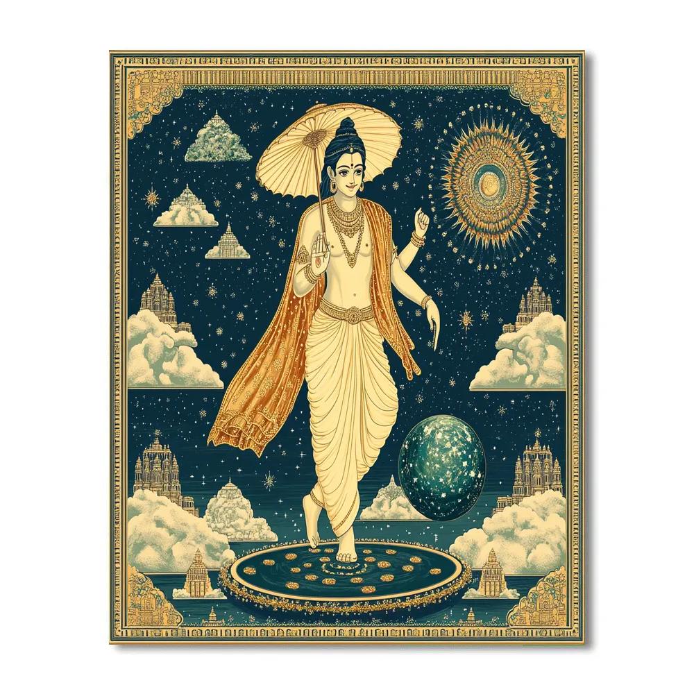 Vamana Measuring The Three Worlds Paint by numbers kits