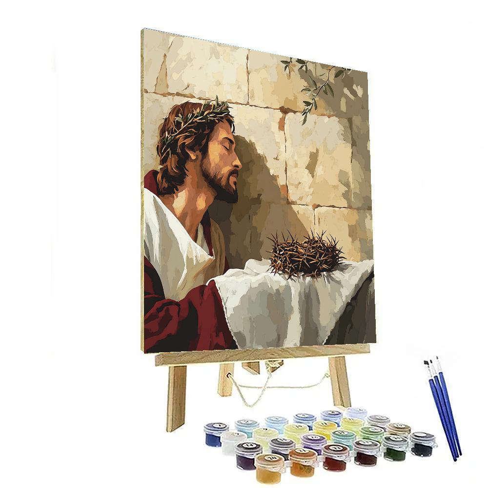 Jesus Crown Of Thorns Still Life paint by number