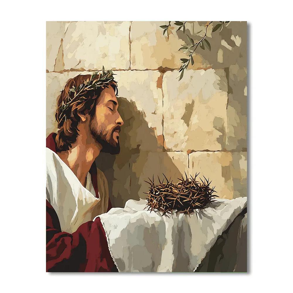 Jesus Crown Of Thorns Still Life paint by number