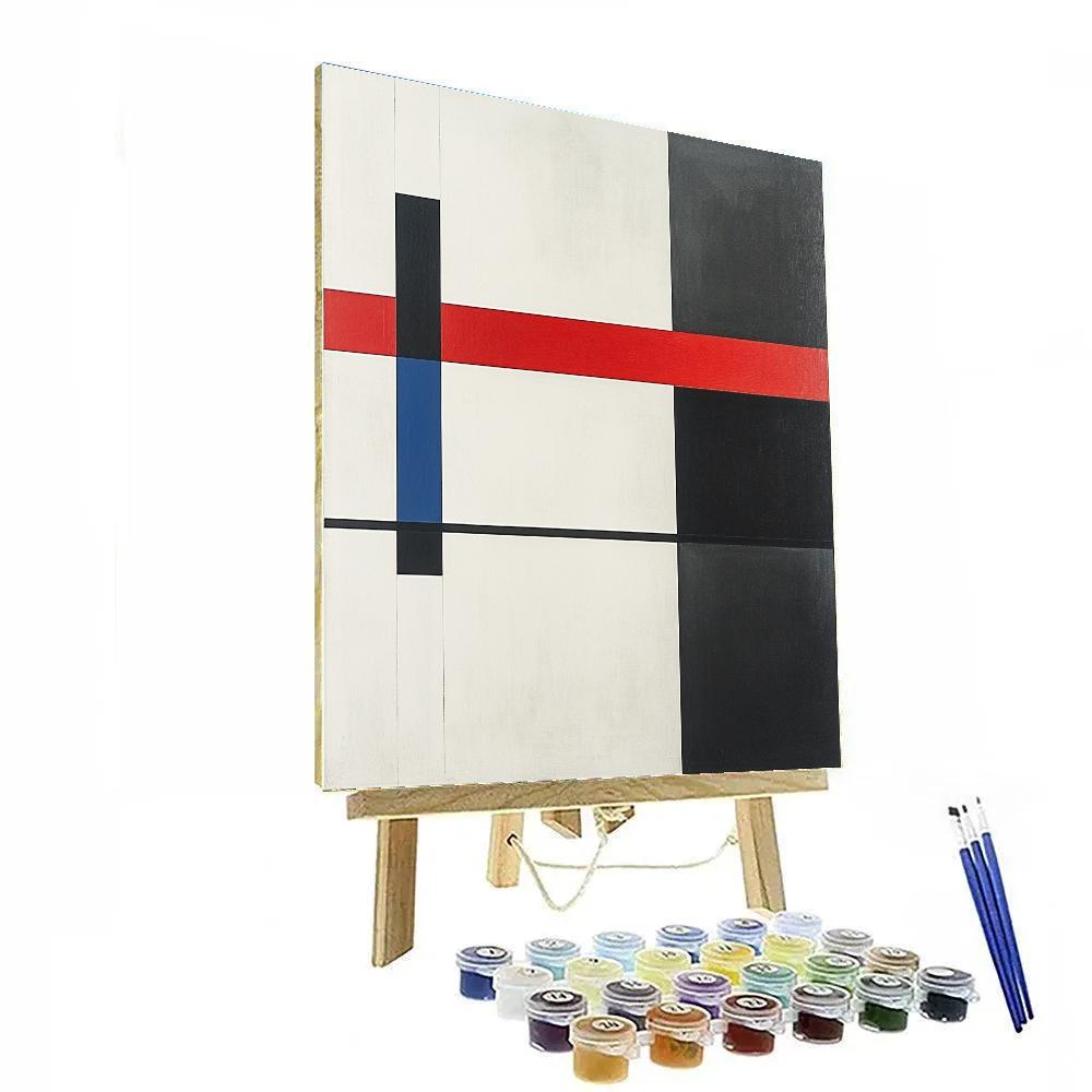 Kazimir Malevich Inspired Pulsar Alignment Diagram Paint by numbers art