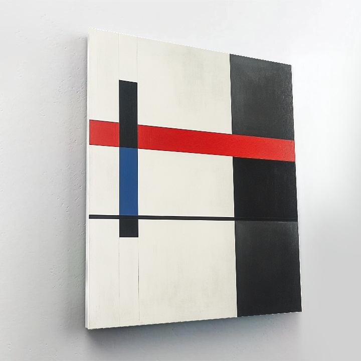 Kazimir Malevich Inspired Pulsar Alignment Diagram Paint by numbers art
