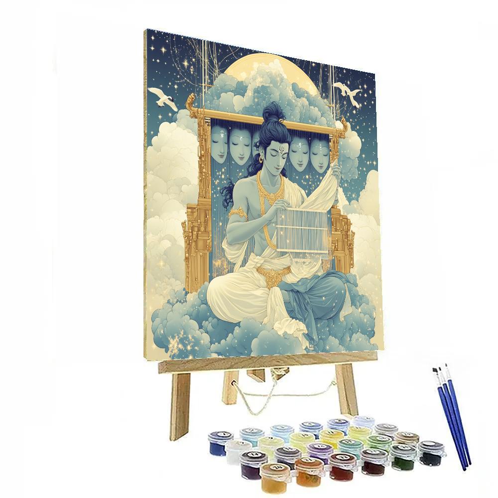 Sky Loom Brahma Tapestry painting number kit